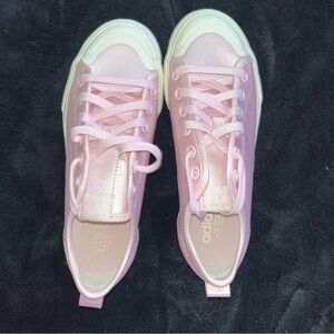 Pink Adidas Platform Shoes